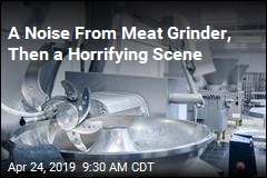 A Noise From Meat Grinder, Then a Horrifying Scene