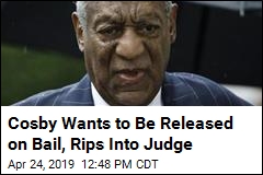 Cosby Wants to Be Released on Bail, Rips Into Judge