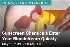 Sunscreen Chemicals Enter Your Bloodstream Quickly