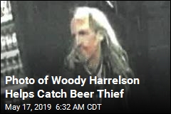 Cops Use Woody Harrelson Pic to Find Beer Thief