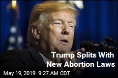 Trump Swerves Away From New Abortion Laws