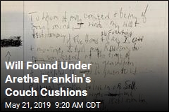 Handwritten Will Found Under Aretha Franklin&#39;s Cushions