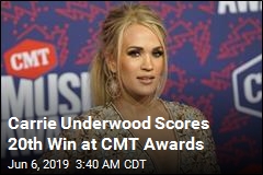 Carrie Underwood Wins Big at CMT Awards
