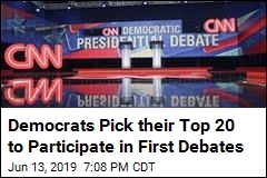 20 Democratic Candidates Win Spots on Debate Stage