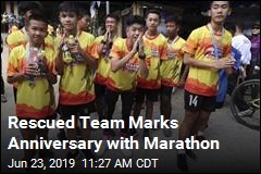 Rescued Team Marks Anniversary with Marathon