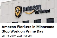 Amid Prime Day Deals, a Strike by US Workers