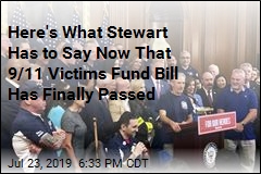 Here&#39;s What Stewart Has to Say Now That 9/11 Victims Fund Bill Has Finally Passed