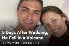 Newlyweds&#39; First Big Test Came in a Volcano