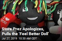 black feel better doll