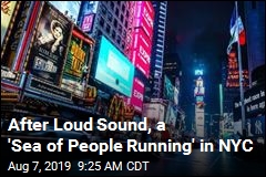 After Loud Sound, a &#39;Sea of People Running&#39; in NYC