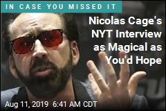 Nicolas Cage&#39;s NYT Interview as Magical as You&#39;d Hope