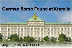 German Bomb Found at Kremlin