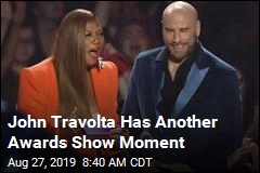 John Travolta Takes Ribbing for Apparent Award Flub