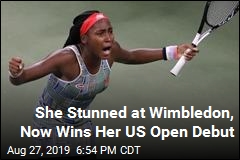 Coco Gauff Wins Her US Open Debut at 15