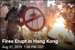 Gasoline Bombs, Fires Mark Hong Kong Protest