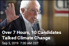 10 Democratic Candidates&#39; Climate Plans: $1T Minimum
