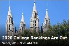 2020 College Rankings Are Out