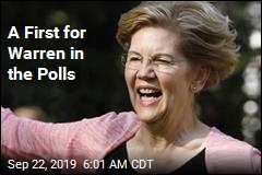 Warren Takes Lead in Poll for First Time