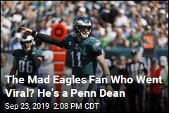 Eagles Fan Gets Mad, Goes Viral, Turns Out to Be Penn Dean