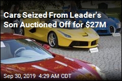 25 Luxury Cars Seized From Dictator&#39;s Son Auctioned Off