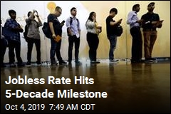 Jobless Rate Hits 5-Decade Milestone