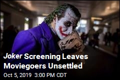 Weird Joker Fan Sends Moviegoers to the Exits