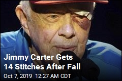 Jimmy Carter Has Black Eye, Stitches After Fall at Home