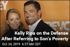 Kelly Ripa Blasts &#39;Fake Outrage&#39; Over Son&#39;s Finances