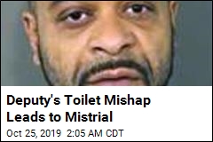 Mistrial Declared After Stun Belt Control Falls in Toilet