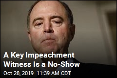 A Key Impeachment Witness Is a No-Show