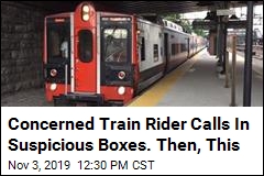 Concerned Train Rider Calls In Suspicious Boxes. Then, This