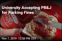 At This University, You Can Pay Parking Fines With PB&amp;J