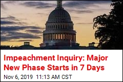 First Public Impeachment Hearings Coming in 7 Days