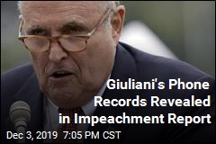 Impeachment Report Shows Frequent Contact Between Giuliani, Nunes