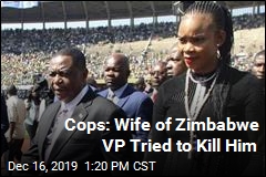 Cops: Wife of Zimbabwe VP Tried to Kill Him