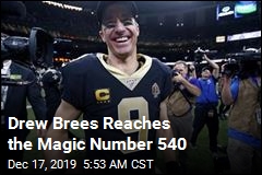 Drew Brees Reaches the Magic Number 540