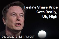 Tesla Share Price Gets Really High