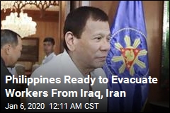 Philippines Ready to Evacuate Workers From Iraq, Iran