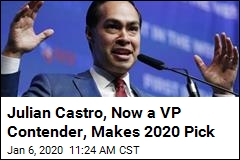 Julian Castro, Now a VP Contender, Makes 2020 Pick