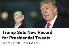 Trump Sets New Record for Presidential Tweets