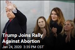 Trump Joins Rally Against Abortion