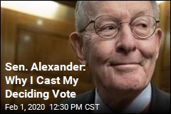 Sen. Alexander: Why I Cast My Deciding Vote