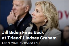 Jill Biden Fires Back at &#39;Friend&#39; Lindsey Graham