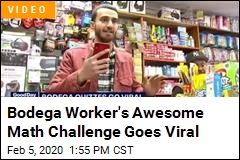 Bodega Worker Goes Viral for Awesome Math Challenge