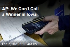 AP: We Can&#39;t Call a Winner in Iowa