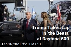 Trump Takes a Lap Around Daytona 500