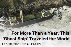 Globe-Traveling &#39;Ghost Ship&#39; Finally Hits Shore