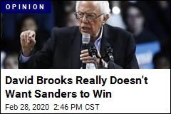 David Brooks Really Doesn&#39;t Want Sanders to Win