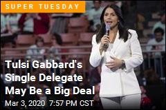 Tulsi Gabbard&#39;s Lonely Delegate Win May Qualify Her for Debate
