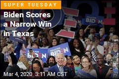 Biden Scores Narrow Win in Texas